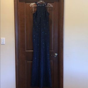 Blue lace (prom) dress